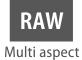 RAW în diferite formate de imagine