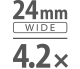 Zoom optic grandangular de 4,2x