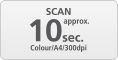 A4 colour document scan speed