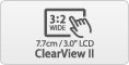 Large bright touch screen for clear viewing